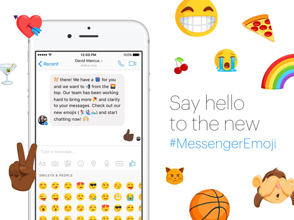 Wow, Facebook Messenger Berikan Update 1.500 Emoji Baru!