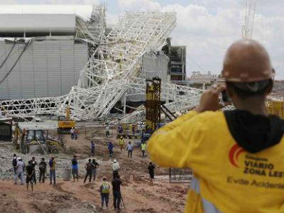 Lagi, Stadion Piala Dunia 2014 Makan Korban Jiwa!