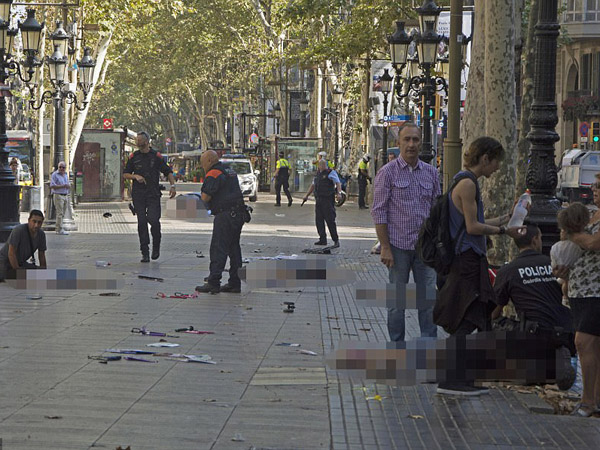 Polisi Tembak Mati 4 'Terduga Teroris' Pasca Teror Barcelona, Ada Berapa Pelaku?