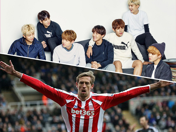 Fans Heboh BTS Satu Kereta dengan Pesebakbola Peter Crouch di Abu Dhabi!