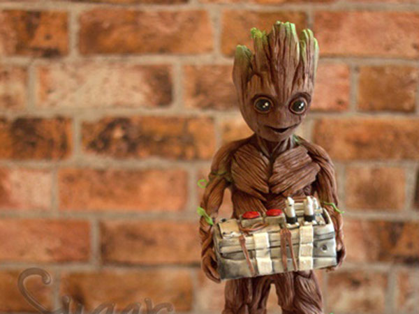 Terlihat Nyata, Replika Groot 'Guardians of the Galaxy' dari Cokelat Ini Bikin Gemas untuk Dimakan!