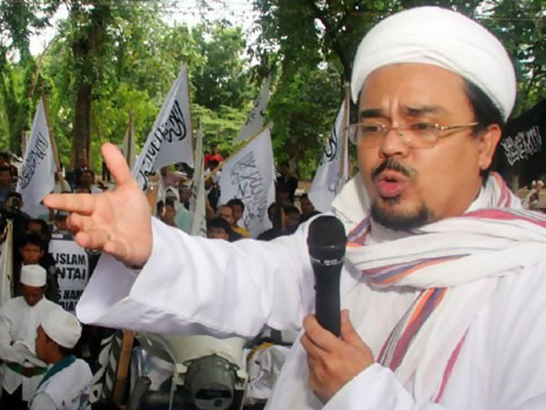 Massa Surabaya Larang Habib Rizieq Hadiri Ceramah, Alasannya?