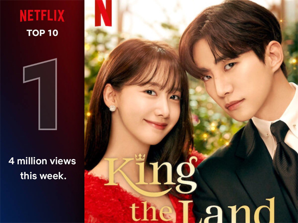 Netflix 'King The Land' Menjadi Acara TV Non-Inggris No. 1 Minggu Ini