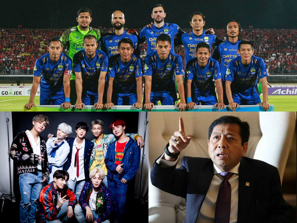 Persib, BTS, Hingga Tiang Listrik, Ini Dia yang #RameDiTwitter Indonesia Sepanjang 2017