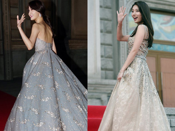 Gaun Cantik Bak Princess YoonA vs Suzy di Asia Artist Awards 2016, Siapa Tercantik?