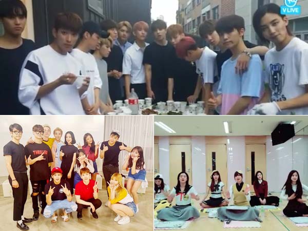 Seventeen dan Para Artis K-pop Ini Jadi Tiga Besar Siaran Terfavorit di Ultah 'V App'!