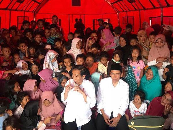 Seperti Ini 'Behind The Scene' Video Pidato #ClosingCeremonyAsianGames2018 Jokowi di Lombok