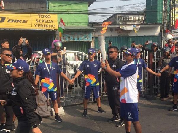 Telah Resmi Dimulai, Tengok Lagi Yuk Rute yang Dilalui Obor Abadi Asian Games 2018 Hari Ini