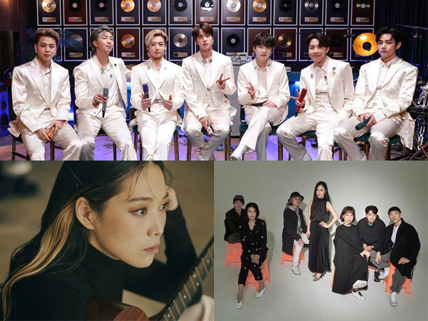 BTS, Leenalchi, dan Jeongmilla Raih Daesang Korean Music Awards 2021