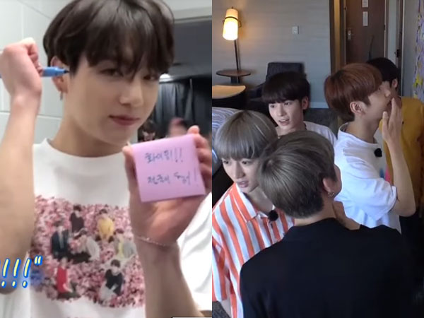 Member TXT Dibuat Tersentuh dengan Pesan Sederhana dari 'Jungkookie Hyung'