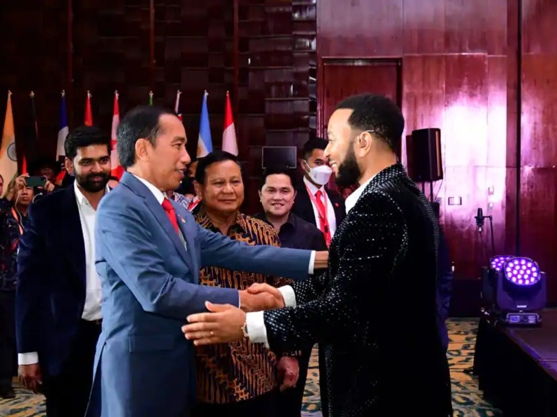 John Legend Tampil di G20 Bali, Nyanyi di Depan Presiden Jokowi