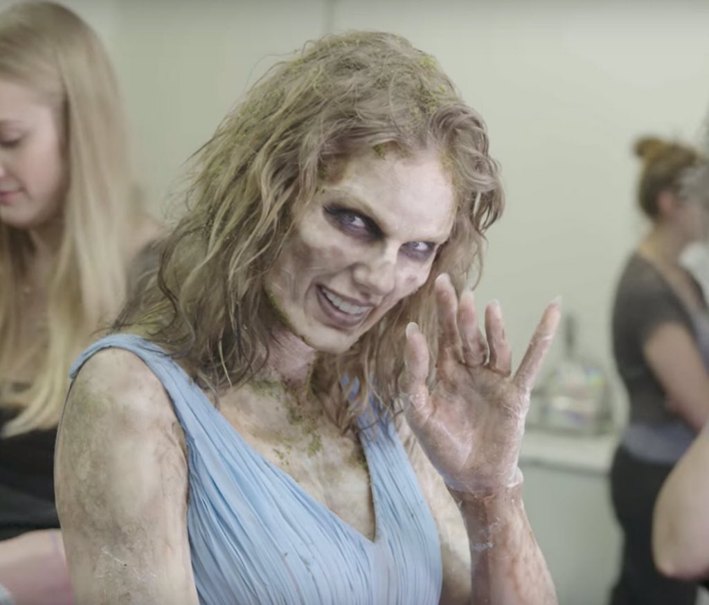 Ini Dia Proses Transformasi Taylor Swift Jadi Zombie di 'Look What You Made Me Do'