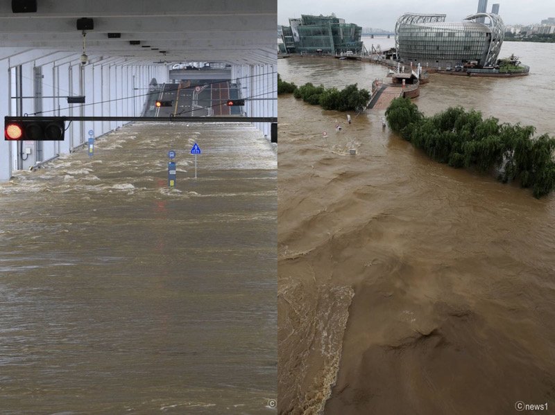 Parahnya Banjir di Korea Selatan Usai Hujan Lebat Berhari-hari, Makan Korban Jiwa
