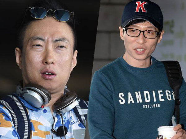 Park Myung Soo dan Yoo Jae Suk Terlihat Tampil Unik Saat Syuting di Jalanan Seoul!