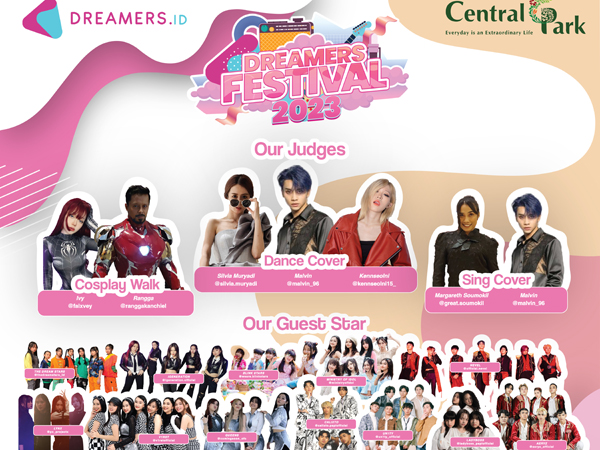 Dreamers Festival 2023 Hadirkan Kompetisi Seru dan Penampilan Sederet Bintang Muda