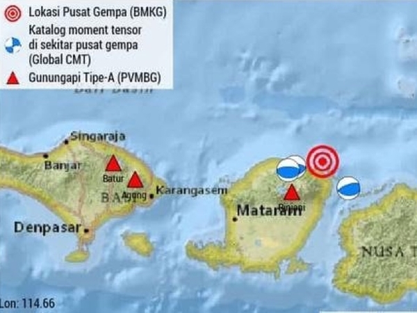 Lombok Alami Gempa Susulan yang Lebih Besar dari Gempa Utama, 7.0 SR