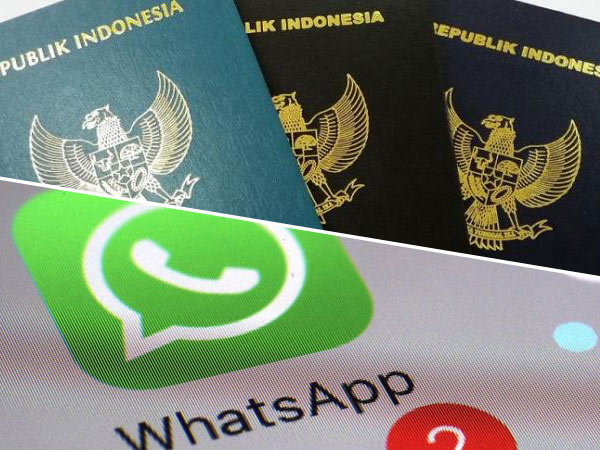 Mulai Hari Ini Daftar Paspor Dipermudah Lewat Layanan via Whatsapp!