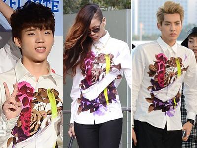 Kemeja Floral Kembar Kris, Woohyun, Rihanna: Siapa Termodis?