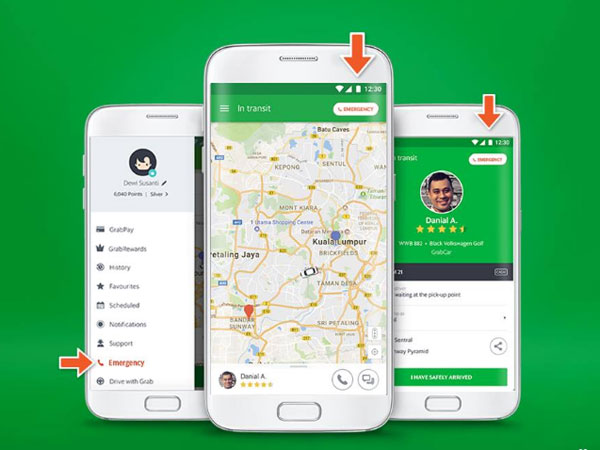 Grab Pasang Tombol Darurat di Aplikasi, Begini Fungsi dan Cara Pakainya