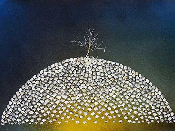 Menakjubkan, Selama 20 Tahun Seniman Ini Ciptakan Lukisan Indah dari Tulang Ikan