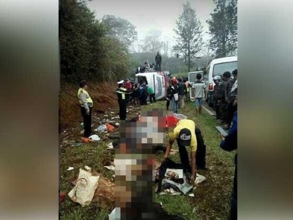 Nama 27 Korban Tewas Kecelakaan Bus Maut di Tanjakan Emen Subang