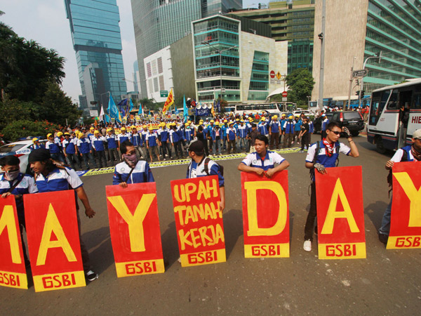 Perhatikan Jalur Demo Buruh #MayDay untuk Hindari Kemacetan