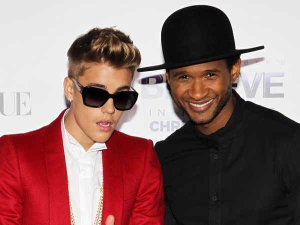 Duh, Usher Suka 'Pukul' Justin Bieber untuk Berikan Peringatan?