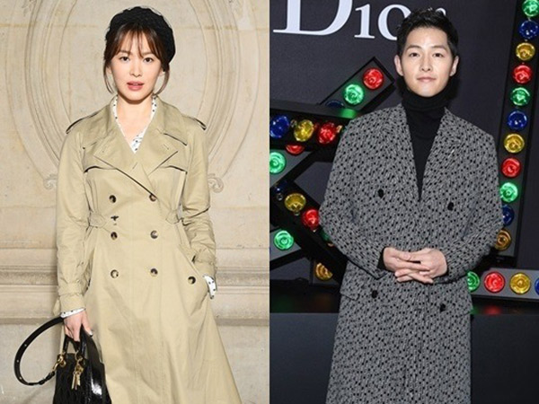 Gaya Kece Musim Dingin ala Song-Song Couple Saat Hadiri Fashion Show Dior di Paris