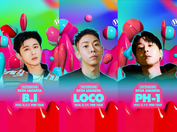 B.I, Loco dan pH-1 Turut Meriahkan WATERBOMB JAKARTA 2024