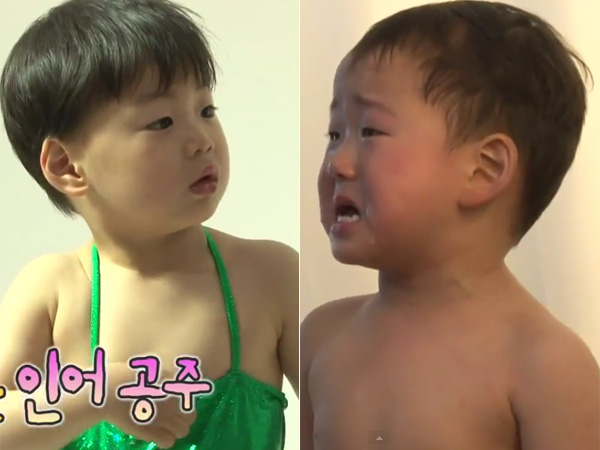 Gemasnya Reaksi Berbeda Minguk dan Manse Saat Bertransformasi Jadi 'Little Mermaid'