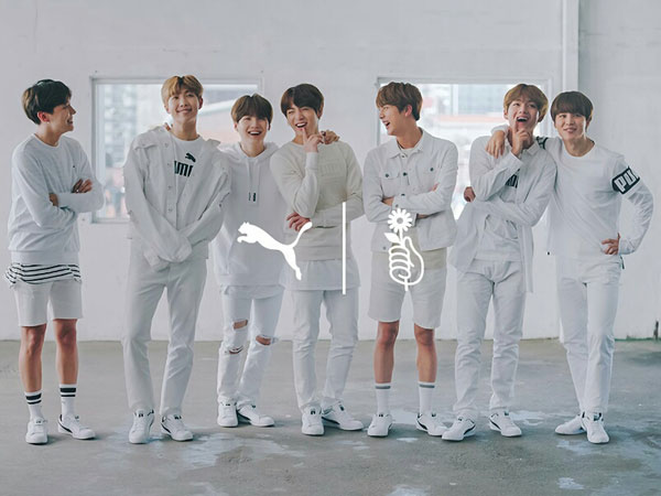 BTS Buat Desain Spesial untuk Koleksi Sepatu PUMA Terbaru