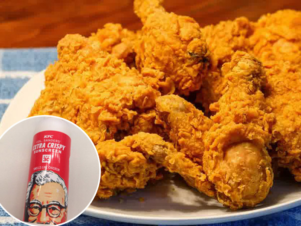 Setelah Cat Kuku, KFC Luncurkan Sunblock Beraroma Ayam Goreng