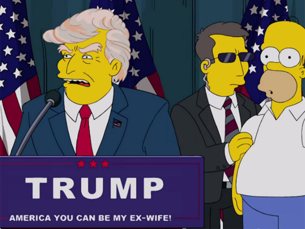 Ketika Lelucon The Simpsons 16 Tahun Lalu Soal Prediksi Donald Trump Pimpin AS Jadi Nyata