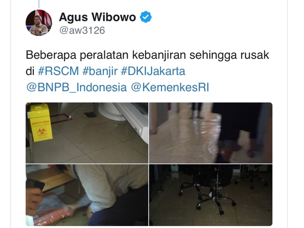 Geger RSCM Kebanjiran Hingga Alat Medis Mahal Terendam Genangan Air