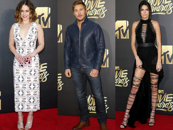 Gaya Fashion Para Bintang Ternama di Red Carpet MTV Movie Awards 2016