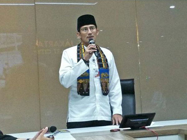 Wagub Sandiaga Uno Sebut Kemacetan di Tanah Abang Menurun Drastis