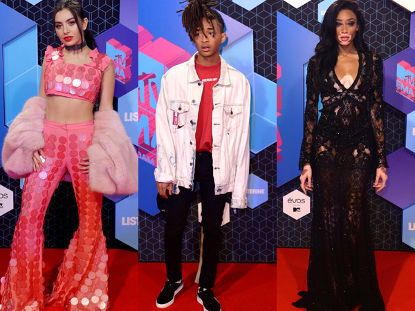 Gaya Stylish Para Selebriti Ternama di Red Carpet MTV Europe Music Awards 2016