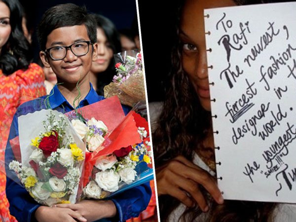 Rafi Ridwan, Desainer Cilik 'Spesial' Indonesia yang Sukses Curi Perhatian Tyra Banks!