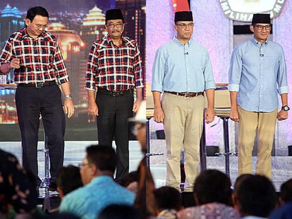 Analisa Performa Ahok-Djarot dan Anies-Sandi Selama Debat Final Pilkada DKI, Siapa Dominasi?