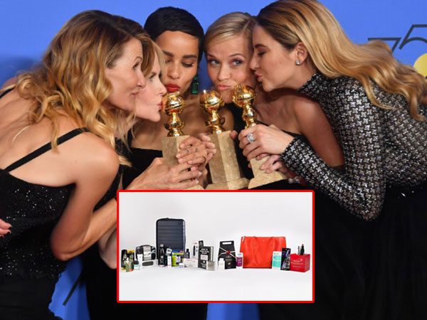 Mengintip Isi Goodie Bag Bintang Hollywood yang Hadir di Golden Globes 2018