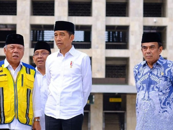 Jokowi Minta Hati-hati Renovasi, Sebut Akan Ada 'Terowongan Silaturahmi' Antara Masjid Istiqlal dan Katedral