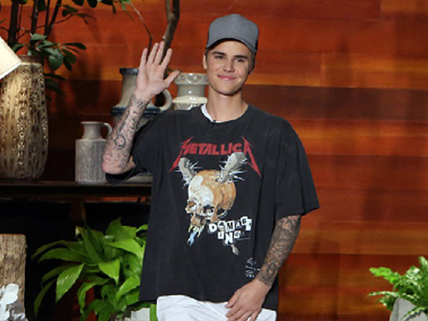 Tampil Pakai Kaus Metallica, Justin Bieber Diprotes