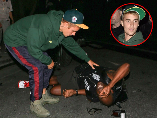 Duh, Mobil Justin Bieber Tabrak Paparazzi