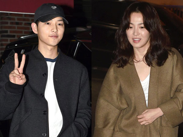 Foto Keberangkatan Song Joong Ki dan Song Hye Kyo Bulan Madu ke Eropa