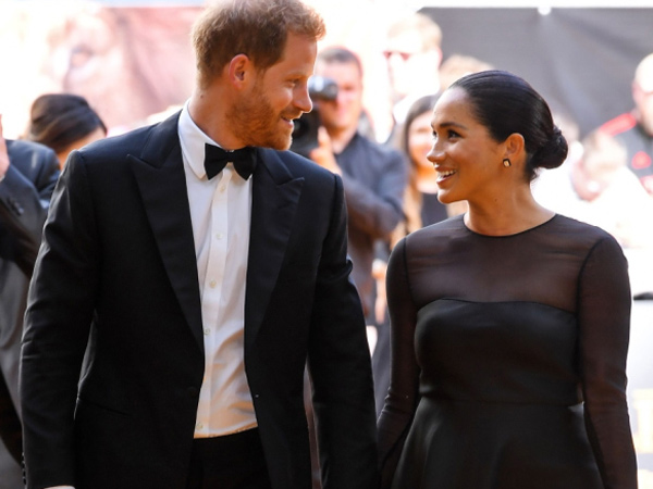 Gaya Perdana Meghan Markle di Red Carpet Pasca Jadi Bangsawan, Curi Perhatian!