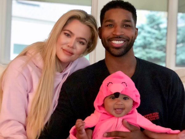 Pertemuan Canggung Khloe Kardashian dan Tristan Thompson di Ulang Tahun Mewah Baby True