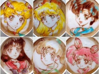 Wow, Barista ini Lukis Sailor Moon di Atas Kopi