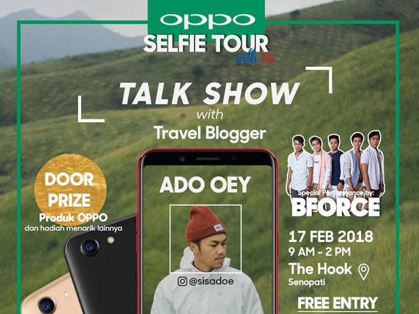 Makin Jago Foto Traveling Kece dengan Ikutan 'OPPO Selfie Tour Talk Show' Bareng Travel Blogger!
