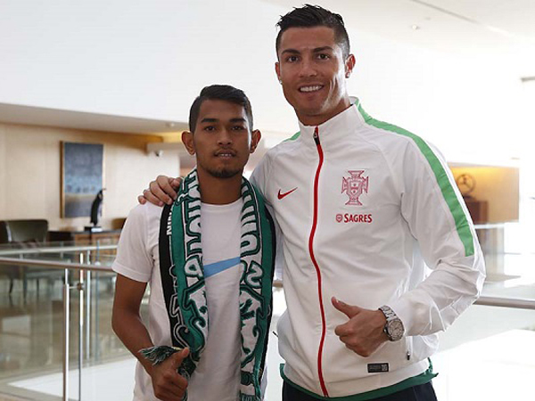 Jadi Pemain Akademi Sporting Lisbon, Martunis Dapat Dukungan dari Ronaldo