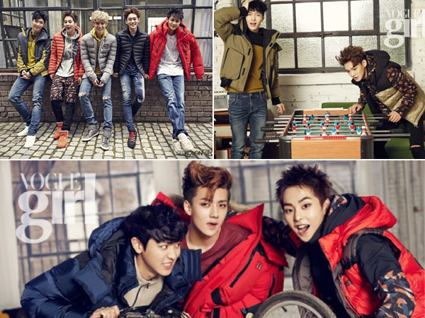 EXO Kombinasikan Gaya Sporty dan Playful untuk Vogue Girl